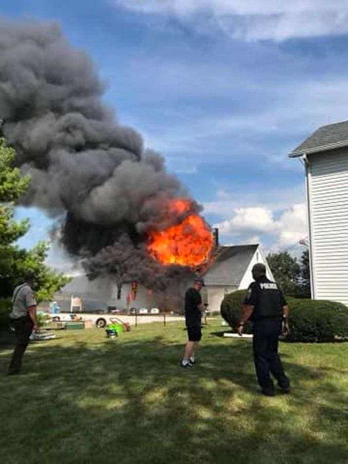 Fire leaves historic church in ruins in south Chicago suburb