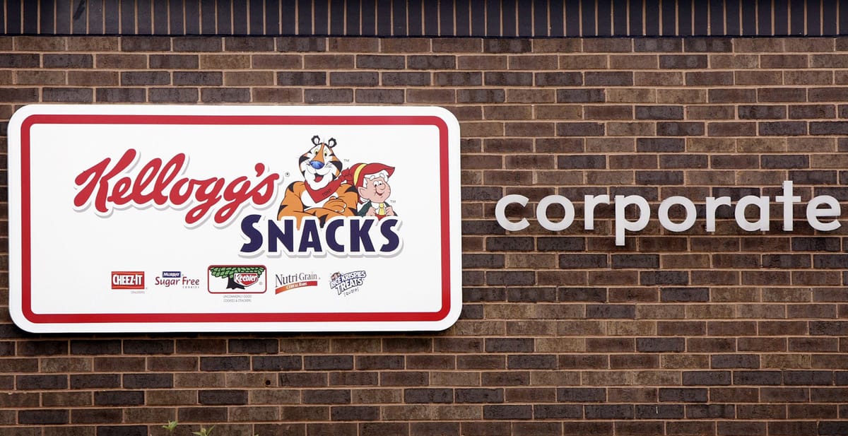 Kellogg to split into 3; snacks, cereals, plant-based food