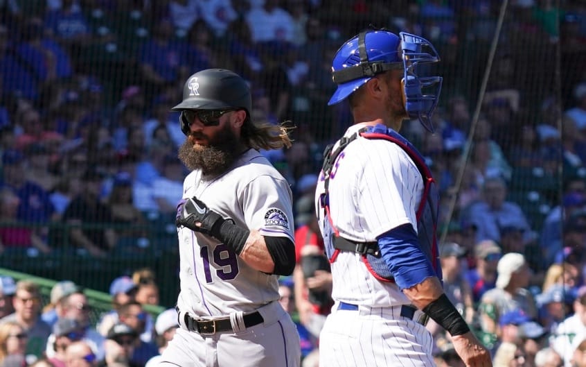 Joe, Grichuk lead Rockies over Cubs 4-3 for rare road win