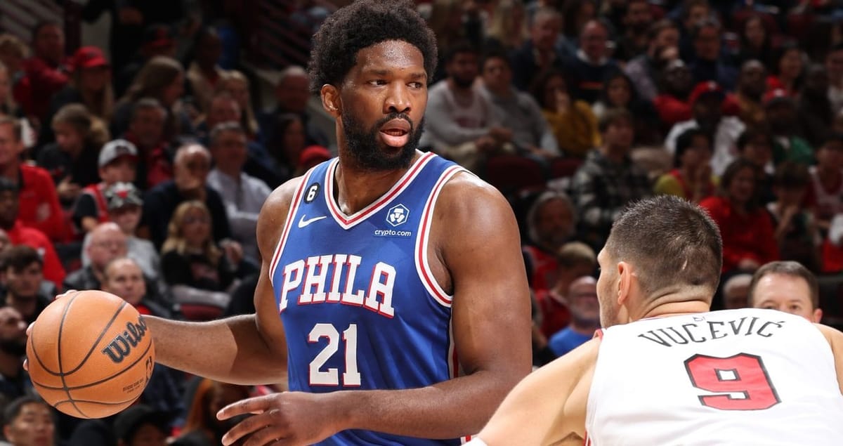 Embiid scores 25, hits big 3 as 76ers beat Bulls 114-109