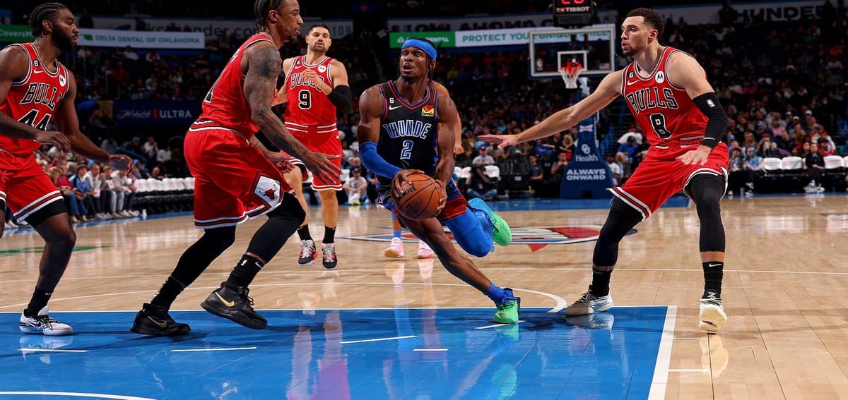 Gilgeous-Alexander stars as Thunder beat Bulls 123-119 in OT