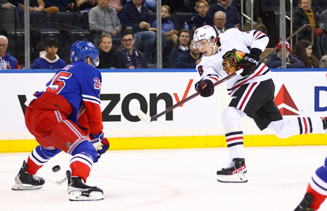 Kane helps Blackhawks beat Rangers 5-2 to snap 8-game skid