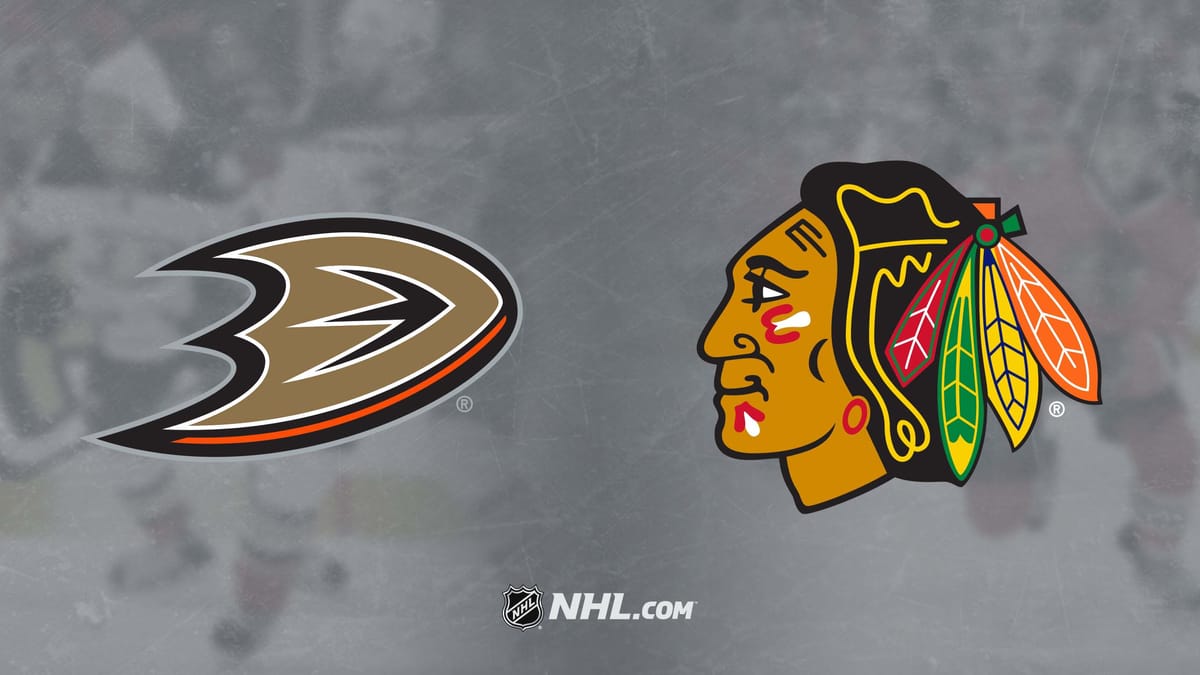 Ducks snap Blackhawks' 5-game win streak with 4-2 victory