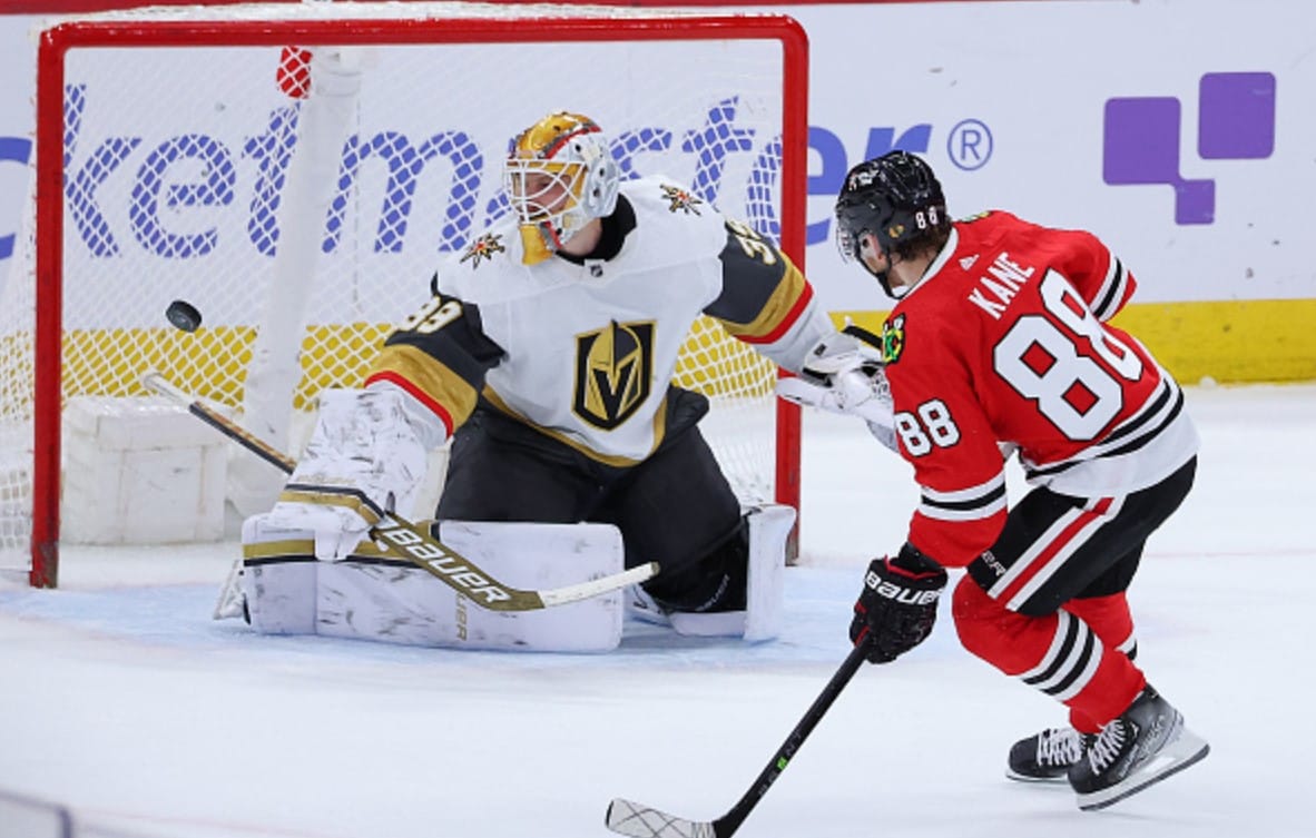 Johnson scores in SO, Blackhawks edge Golden Knights 3-2