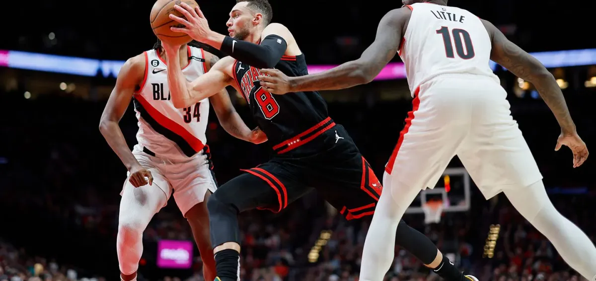 LaVine scores 33, Bulls rout the Trail Blazers 124-96