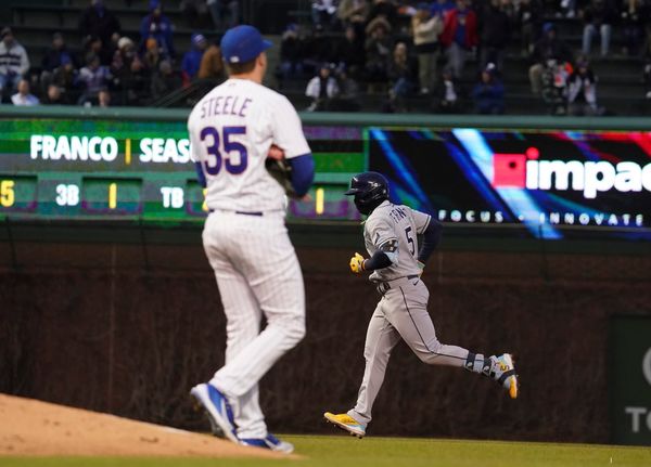 Franco homers in Wrigley debut, Rays beat Cubs 6-5