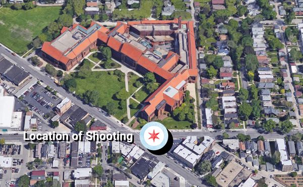 4 injured in drive-by shooting near Chicago high school