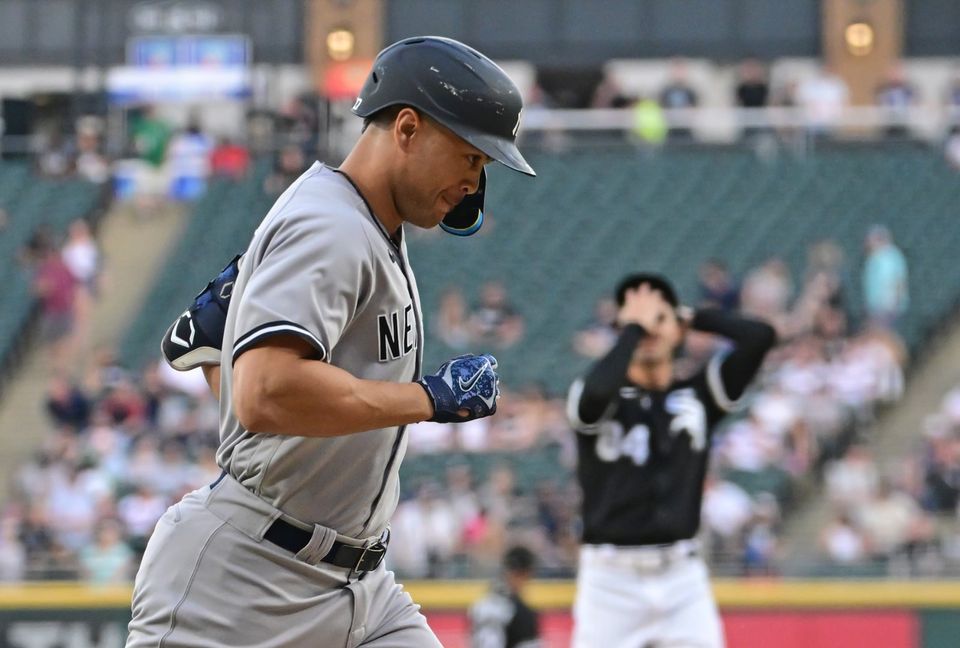 Stanton homers twice as Yankees beat White Sox 15-7